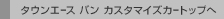 �^�E���G�[�X �o�� �J�X�^�}�C�Y�J�[�g�b�v��