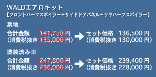 WALD�G�A���p�[�c�Z�b�g