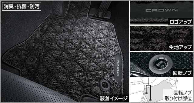 【即購入OK♥】CROWN フレームプロテクター 8枚セット 黒色 トヨタ クラウン（スポーツ） | アクセサリー | トヨタ自動車WEB