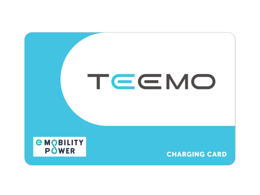 TEEMO E Mobility Power CHARGING CARD