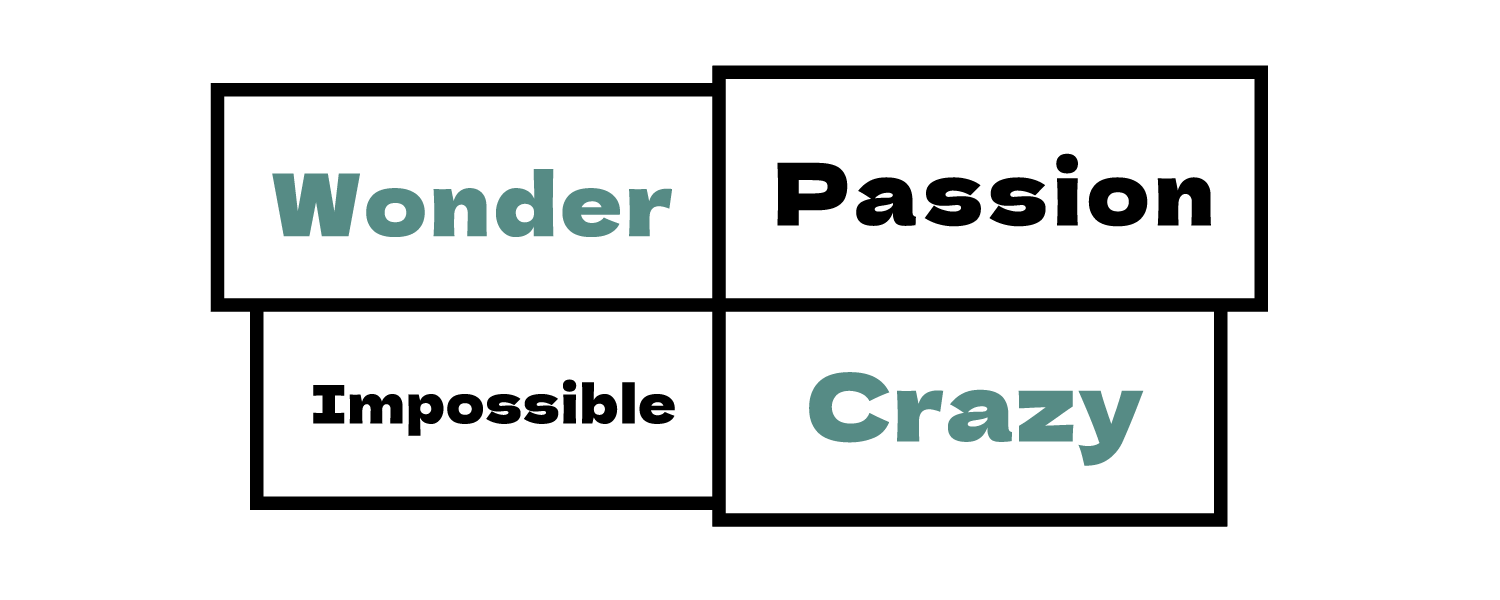 Wonder/Passion/Impossible/Crazy