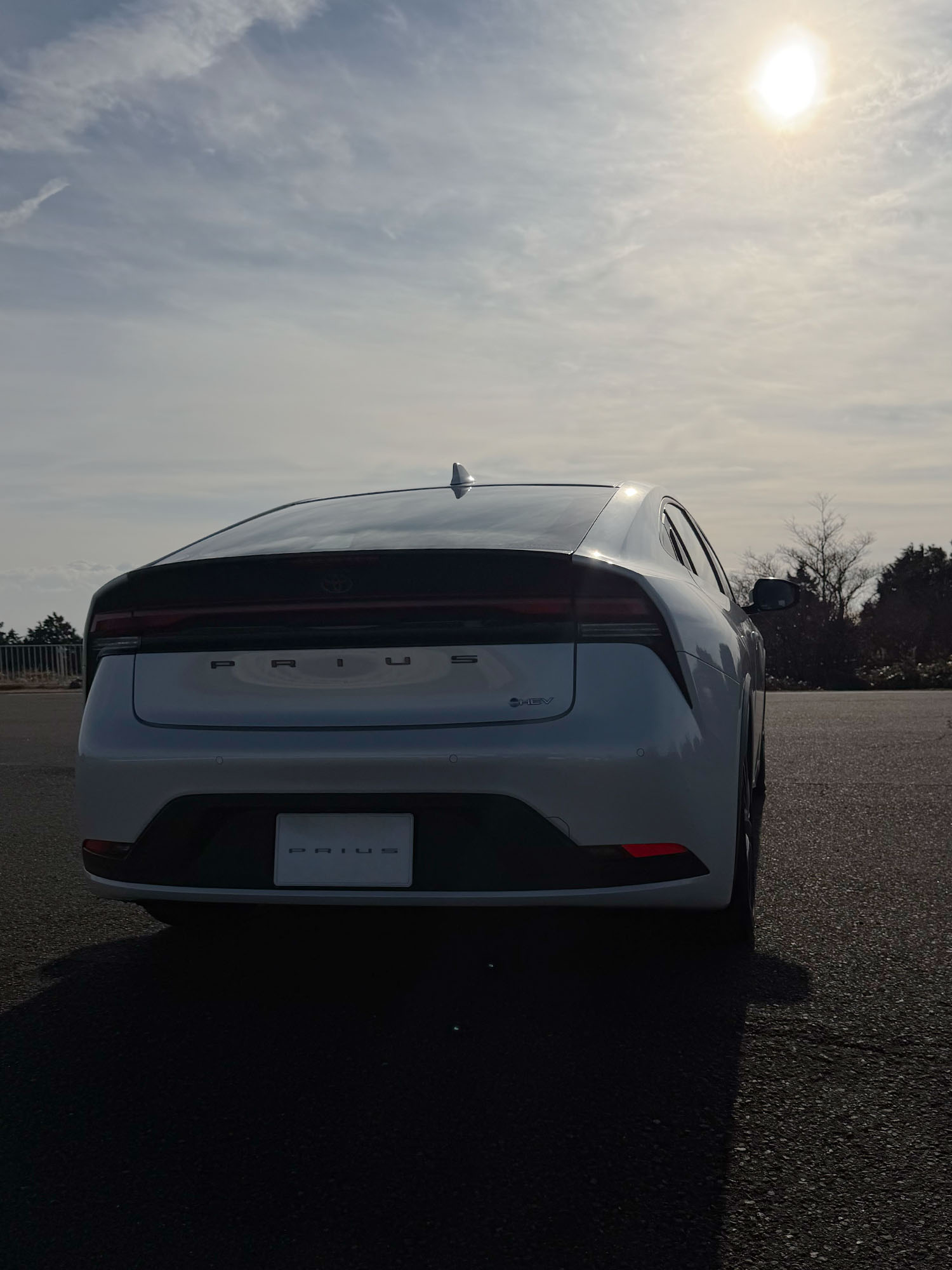 逆光はクルマが影になりやすい