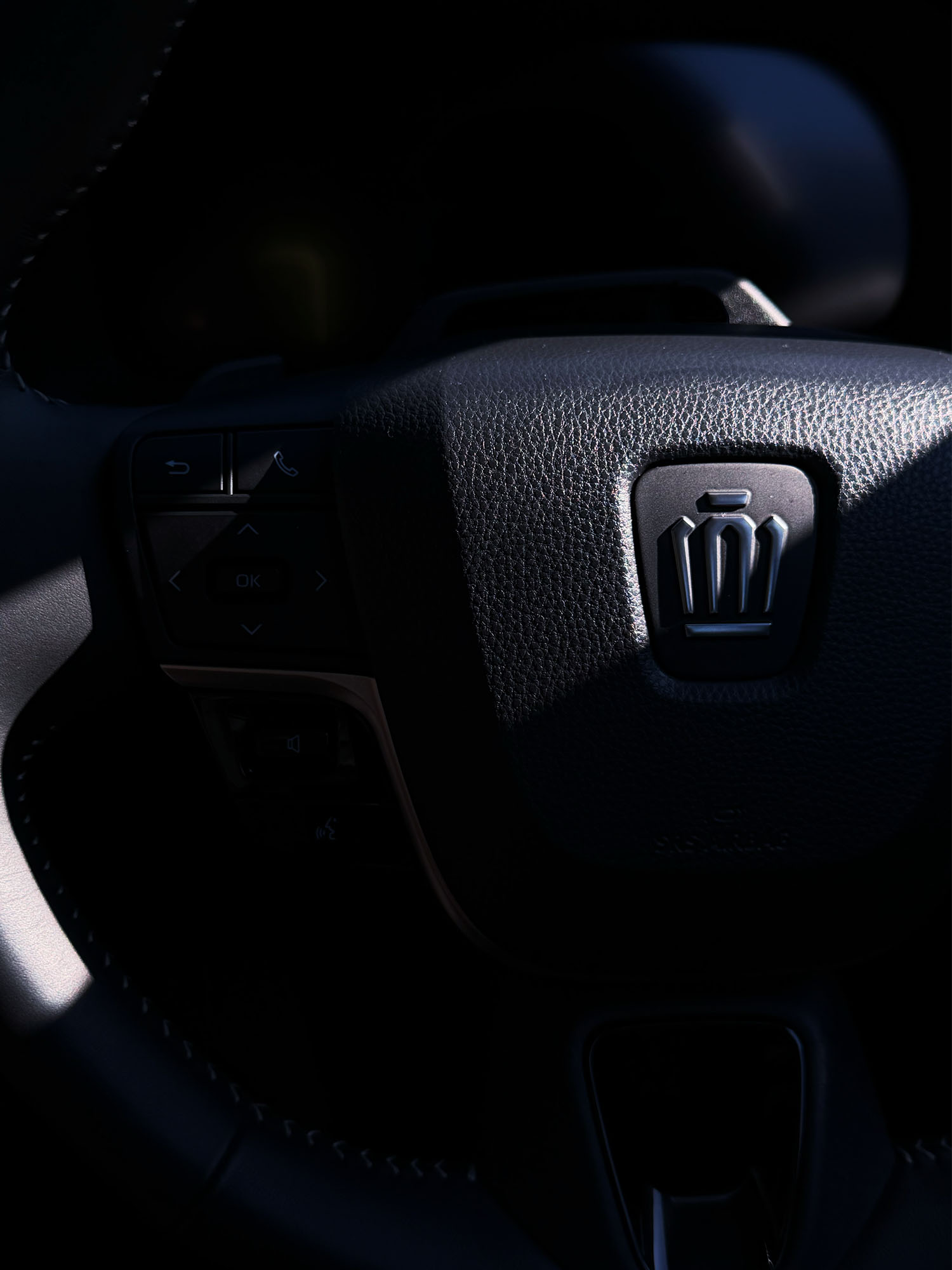 ステアリングでも