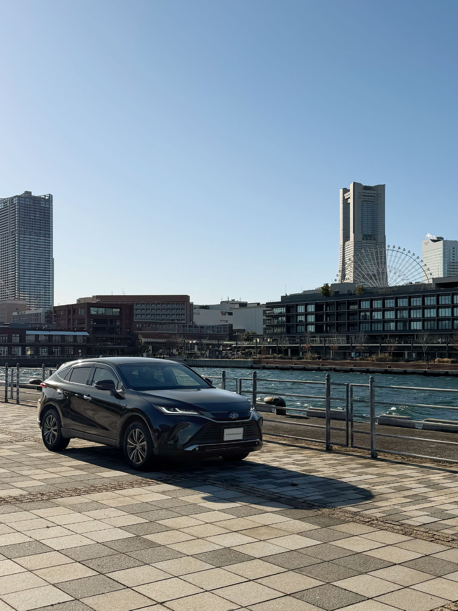 リアからのラインの流れと道の角度を意識して