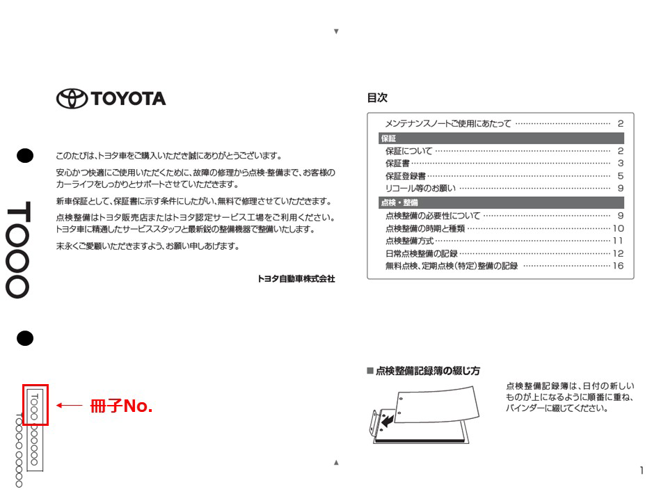 トヨタ メンテナンスノート | 日常点検整備 | 簡単な点検整備 | トヨタ自動車WEBサイト