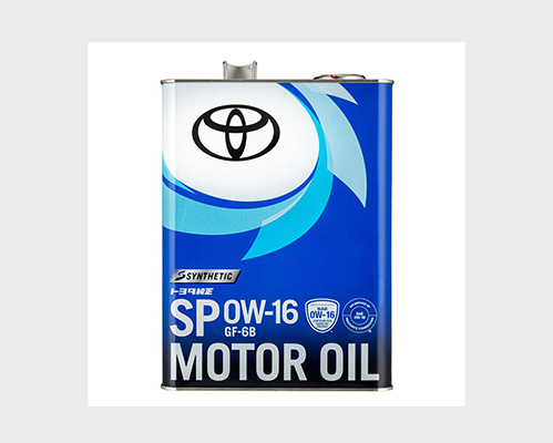 0W-20に比べ、更に低粘度化を進め、燃費を向上。トヨタのクルマ以外のSP 0W-16推奨車にもお使いいただけます。