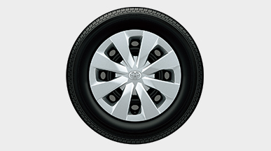 195/65R15タイヤ&15×6½Jスチールホイール(樹脂フルキャップ付)