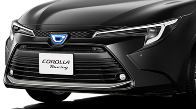 フロントロアグリル(艶有り・ブラック)&フロントグリルモール(艶有り・シルバー)