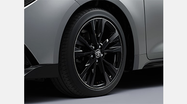 215/45R17タイヤ&17×7½Jアルミホイール(切削光輝+ピアノブラック塗装)