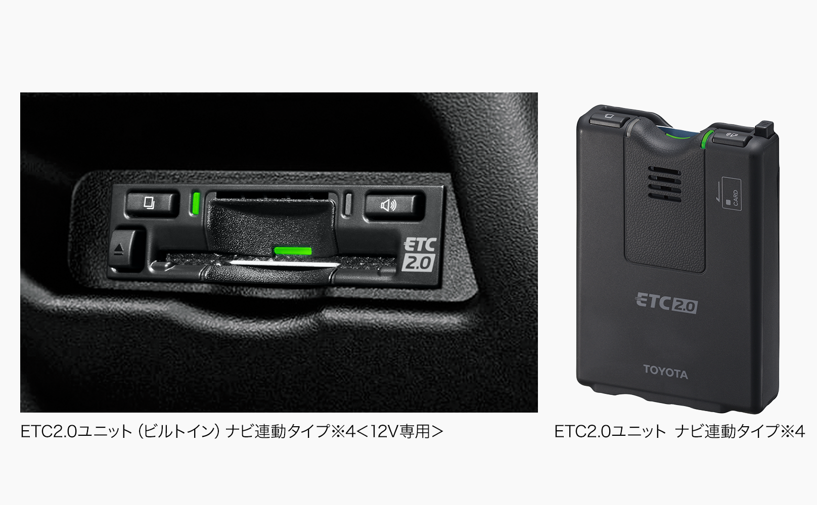 ETC2.0ユニット（ビルトイン）ナビ連動タイプ＜12V専用＞