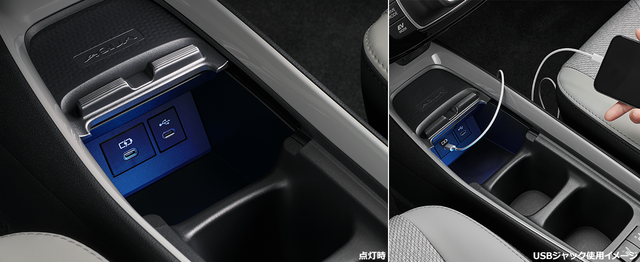 USBジャック使用イメージ