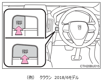 トヨタ お問い合わせ・よくあるご質問 | トリップメーター（区間距離計）をリセットする方法を教えて。 | トヨタ自動車WEBサイト