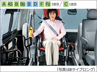 （11）車いす用3点式シートベルト