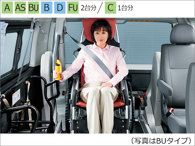 トヨタ ハイエース バン | 福祉車両（ウェルキャブ） | 車いす仕様車 