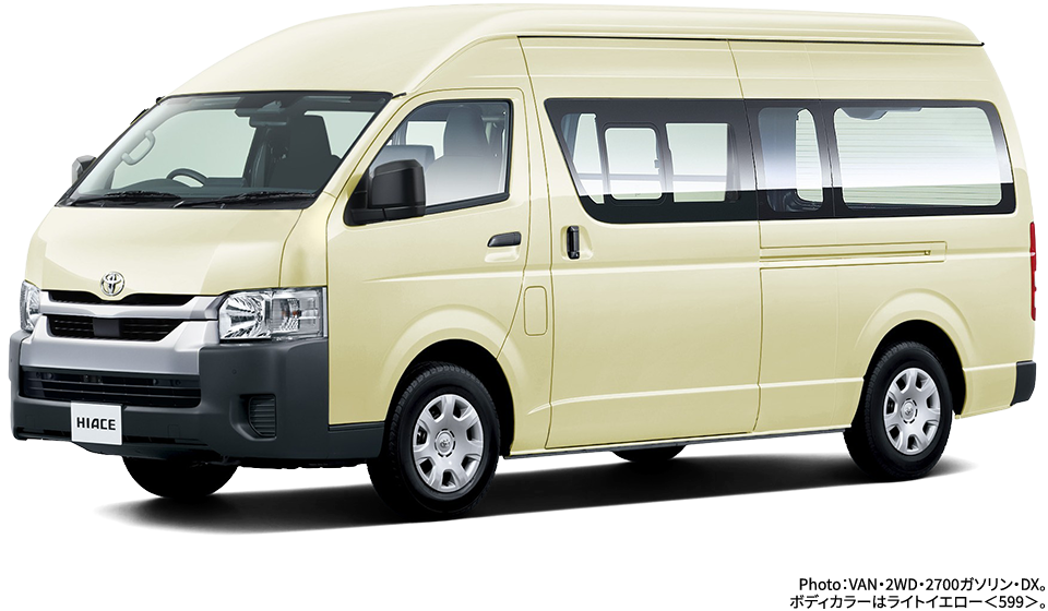 Photo：VAN・2WD・2700ガソリン・DX。ボディカラーはライトイエロー＜599＞。