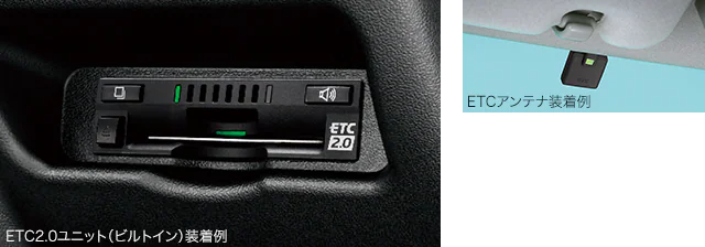 ETC2.0ユニット（ビルトイン）ナビ連動タイプ