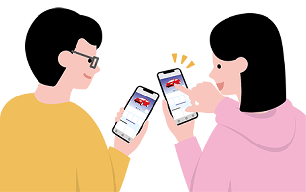 家族と一緒にMy TOYOTA+を利用する(クルマの操作の共有)