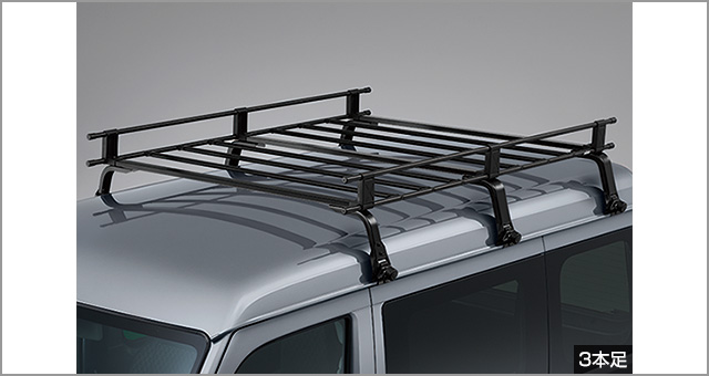 ピクシスバン ネットラック※マルチレールが別途必要 トヨタ純正部品 パーツ オプション マルチレール ピクシスバンの通販