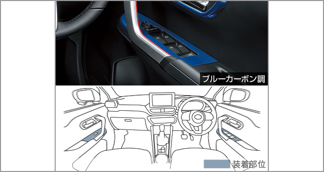 トヨタ ライズ | アクセサリー | トヨタ自動車WEBサイト