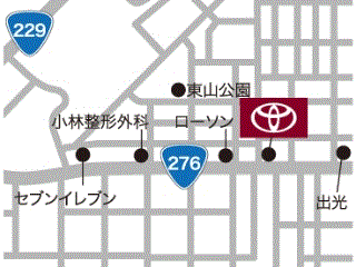 札幌トヨタ自動車 岩内店の地図