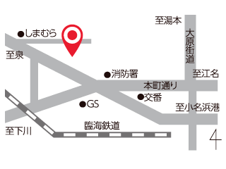福島トヨタ自動車 いわき小名浜店の地図