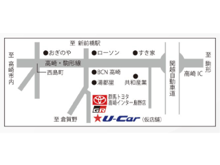 群馬トヨタ自動車 Ｕ．Ｐａｒｋ高崎江木店の地図