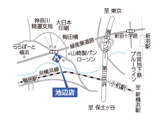 トヨタモビリティ神奈川 池辺店の地図