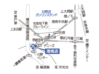 トヨタモビリティ神奈川 港南店の地図