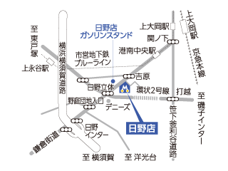 トヨタモビリティ神奈川 日野店の地図