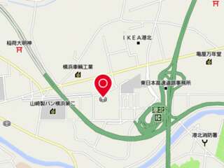 トヨタモビリティ神奈川 中古車タウン港北インターの地図
