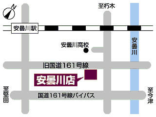 滋賀トヨタ 安曇川店の地図