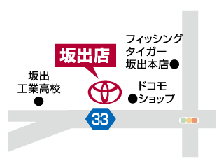 香川トヨタ 坂出店の地図
