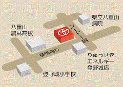 沖縄トヨタ自動車 トヨタウン八重山支店の地図