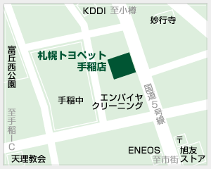 札幌トヨペット 手稲店の地図