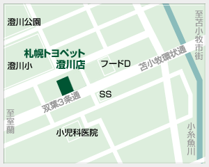 札幌トヨペット 澄川店の地図