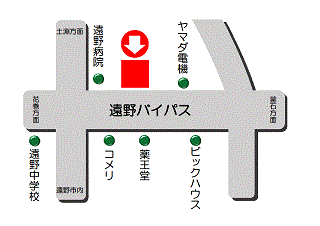 岩手トヨペット 遠野支店の地図