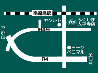 福島トヨペット ふくしまU-Carセンターの地図
