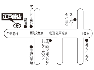 茨城トヨペット 江戸崎店の地図