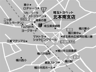 埼玉トヨペット 北本南支店の地図