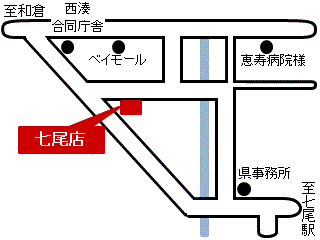 石川トヨペットカローラ 七尾店の地図
