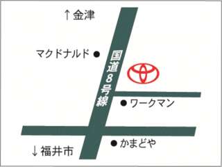 福井トヨペット TDS丸岡の地図