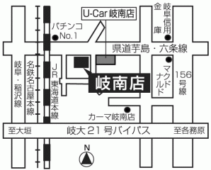 岐阜トヨペット 岐南店の地図