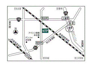 ＮＴＰ名古屋トヨペット 上重原店の地図
