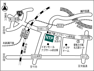 ＮＴＰ名古屋トヨペット 矢田店の地図