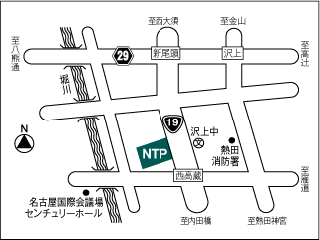 ＮＴＰ名古屋トヨペット 熱田店の地図