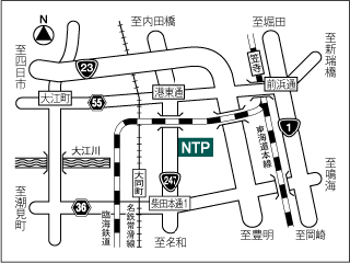 ＮＴＰ名古屋トヨペット 南店の地図