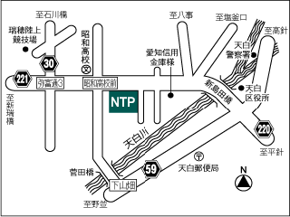 ＮＴＰ名古屋トヨペット 弥富通店の地図