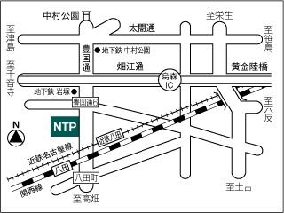ＮＴＰ名古屋トヨペット 岩塚店の地図