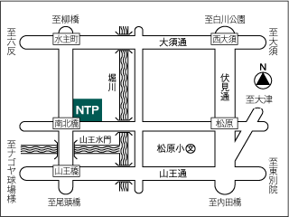 名古屋トヨペット 山王店の地図