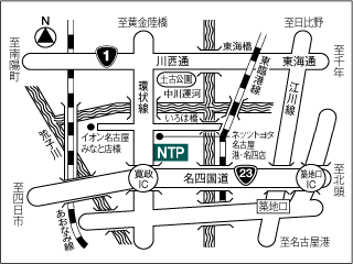 ＮＴＰ名古屋トヨペット 港店の地図